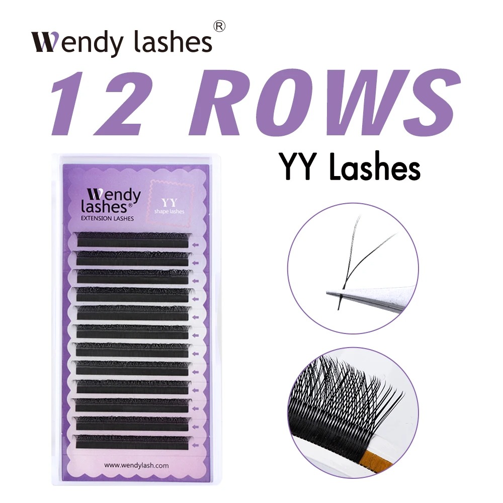 Eyelash Extension Y Shape - WENDY 2D YY Şekli C/D Kıvırmak