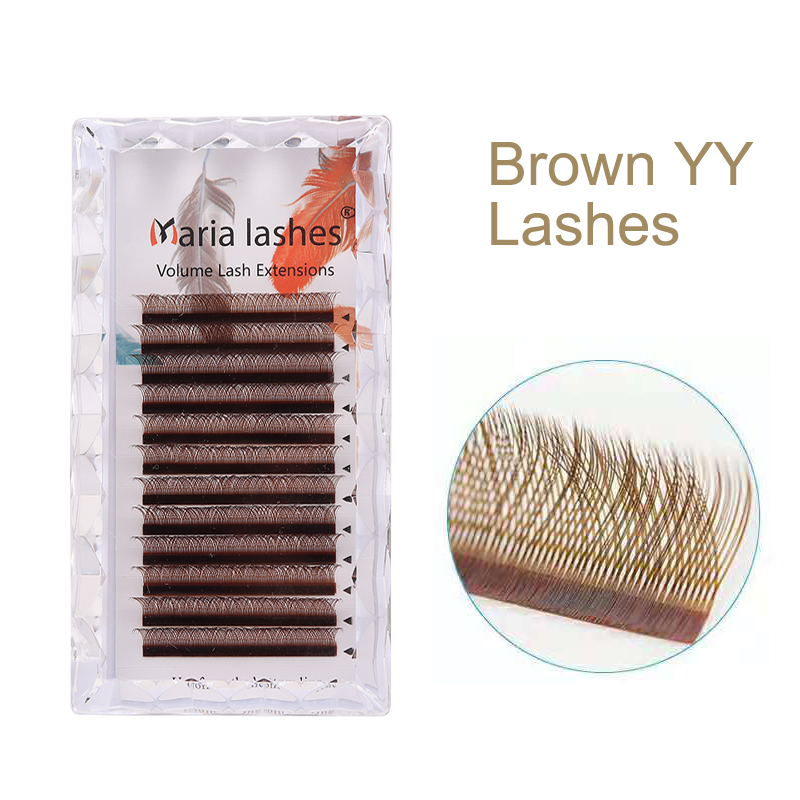 MARIA Brown YY Şekilli Kirpik  - Eyelash Extension Yy incelemesi ve fiyatı