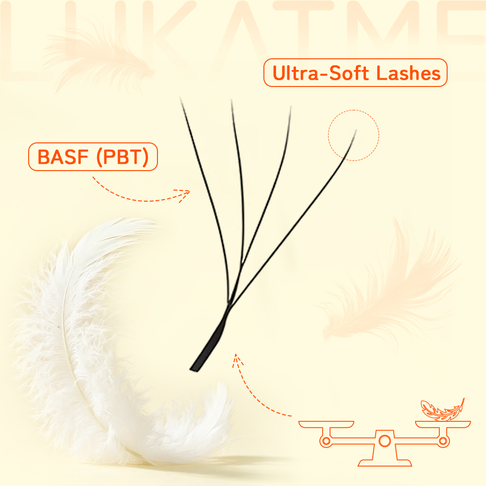 10 adet/takım LUKATME Premade  - Eyelash Extension Y Shape incelemesi ve fiyatı