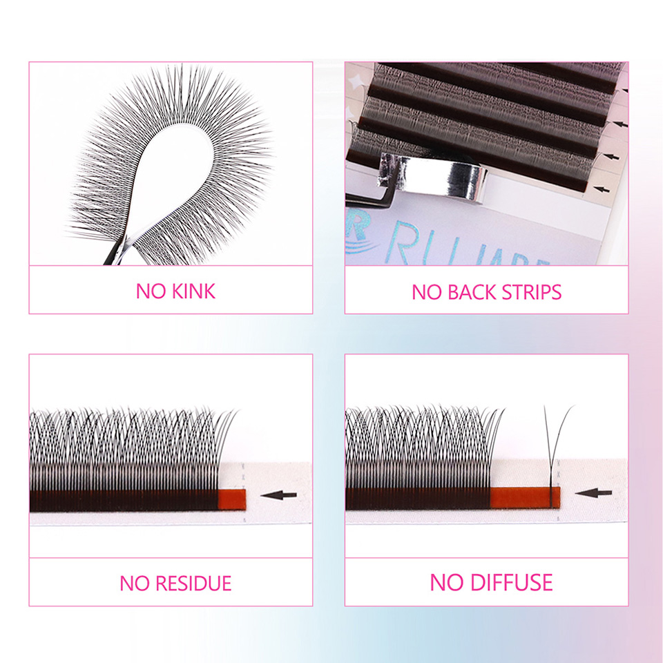 RUJADE 2D Y Şeklinde Kirpikler - Eyelash Extension Y Shape incelemesi ve fiyatı
